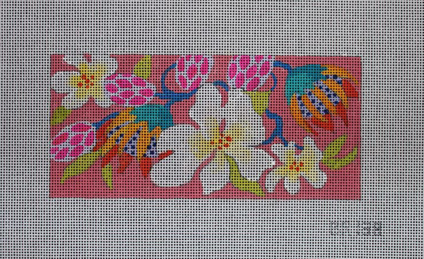 BR138 Stylized floral 8.5 x 4  13 Mesh Colors of Praise