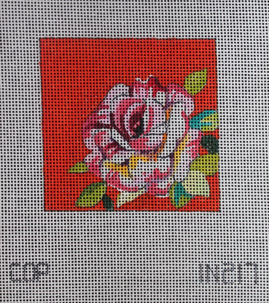 IN217 pink rose w coral bkgd 3x3 18 Mesh Colors of Praise