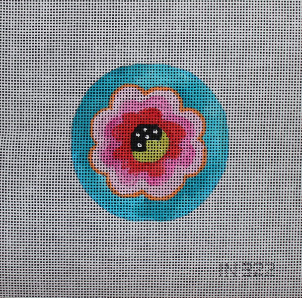 IN322 flower 3" diameter 18 Mesh Colors of Praise