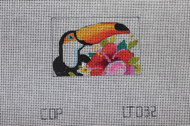 LT032 floral tucan 2x3 18 Mesh Colors of Praise