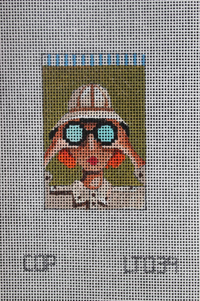 3 x 2 Luggage Tag Insert LT039 safari woman 18 Mesh Colors of Praise