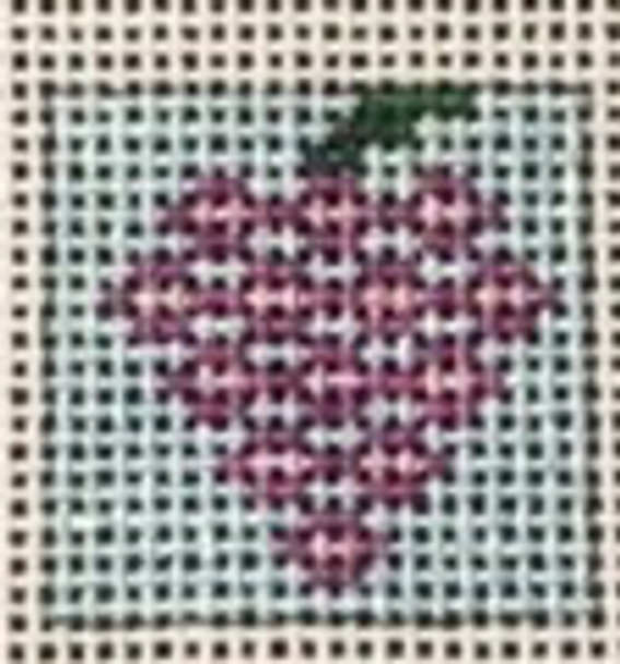 091-Rose' Grapes  1 Inch Square, 18 Mesh Point2Pointe