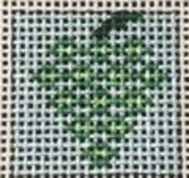 090-White/Green Grapes  1 Inch Square, 18 Mesh Point2Pointe