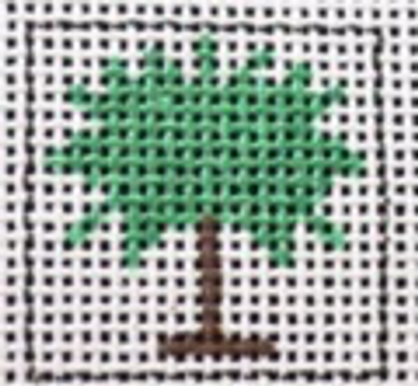 032-Palm Tree 1 Inch Square, 18 Mesh Point2Pointe