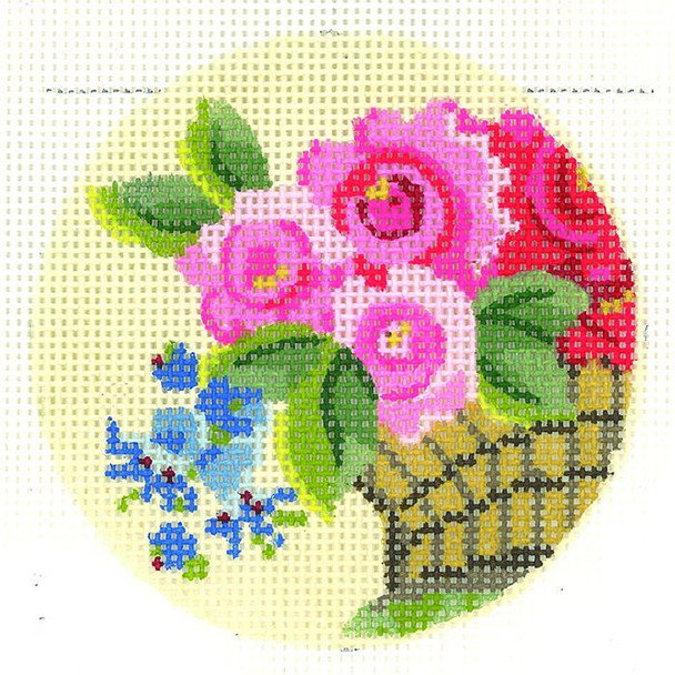 KCBJ17 Victoria Rose Basket Round 3" Round - 18 Mesh KELLY CLARK STUDIO, LLC