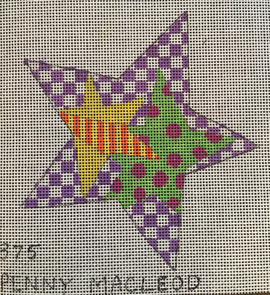 PM375 Star Ornament 4 1/2 18M Penny MacLeod The Collection Designs