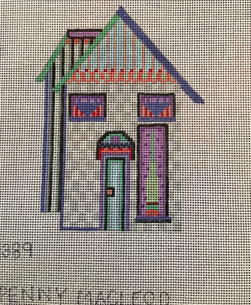 PM389 House Ornament 4x5 18M Penny MacLeod The Collection Designs