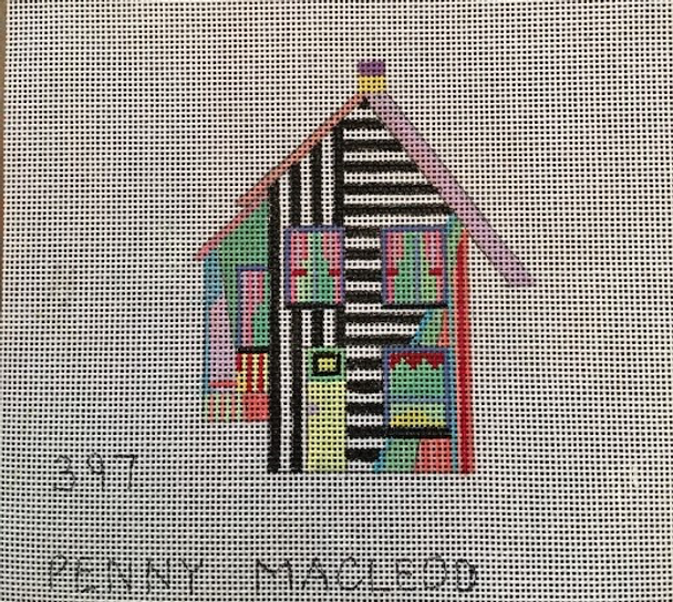 PM397 House Ornament 4x4 18M Penny MacLeod The Collection Designs