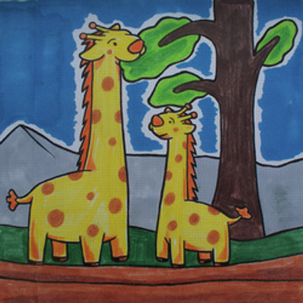 Animals:J100 Giraffe Mesh The Collection Designs!