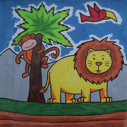 Animals:J102 Lion 13 Mesh The Collection Designs!