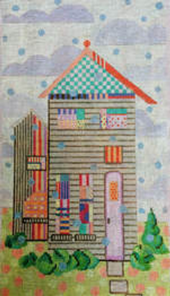 PM594 Gray House 6 1/2 x 12 18M Penny MacLeod The Collection Designs