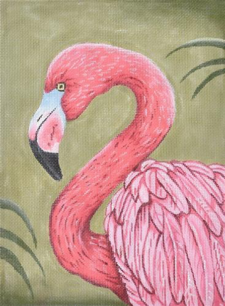 GEP252 Flamingo 8" x 11"18 Mesh Gayla Elliott