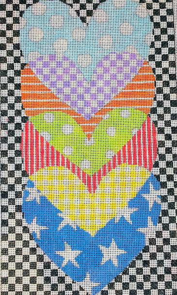 PM1043 4 Hearts 5 3/4 x 10 18M Penny MacLeod The Collection Designs