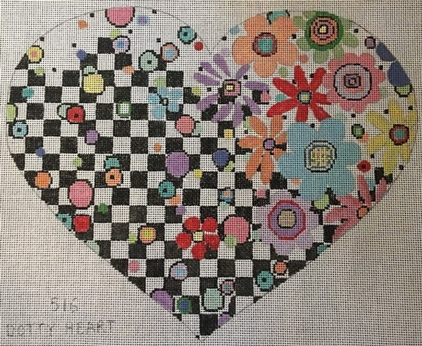 PM516 Dotty Heart 15 x 11 13M Penny MacLeod The Collection Designs