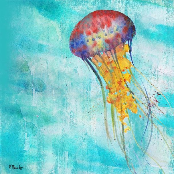 PB17824 - Arianna Jellyfish I 12x12, 18M Paul Brent The Collection Designs