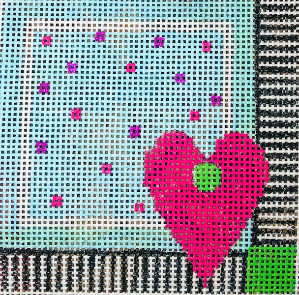 PM1023 Fushia Heart 3x3 18M Penny MacLeod The Collection Designs