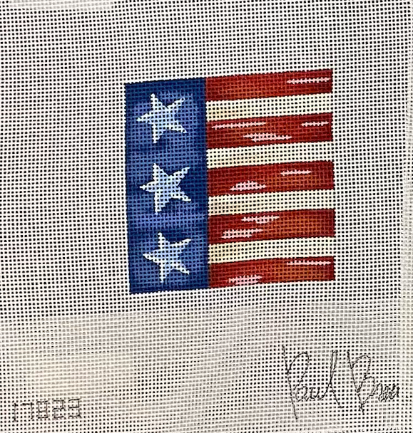 PB17823 - All-American Flag IV 3x3, 18M Paul Brent The Collection Designs