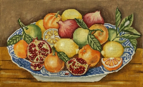 GEP231 Oranges Lemons and Pomegranates 16 x 10 13 Mesh Gayla Elliott