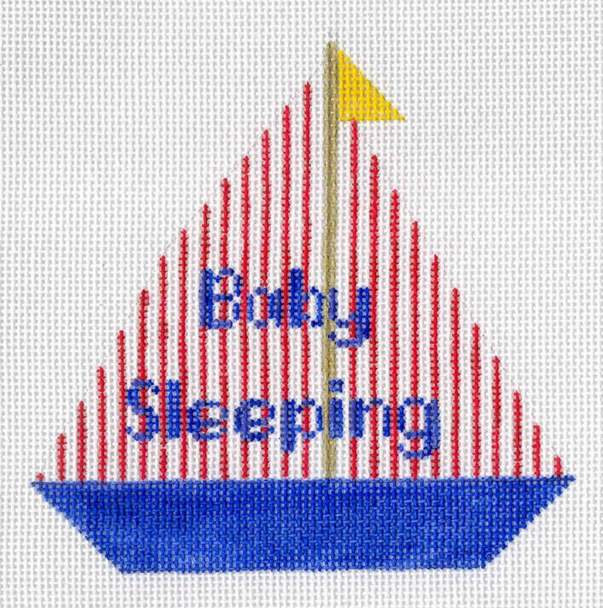 Baby Sleeping:SI204A Baby Sleeping Sailboat 6x6 13M  Mesh The Collection Designs!  