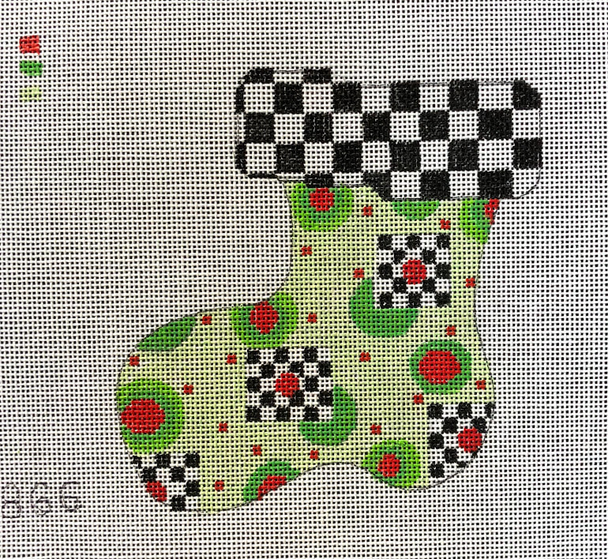 PM866 Green Mini Sock 5x5, 18M Penny MacLeod The Collection Designs