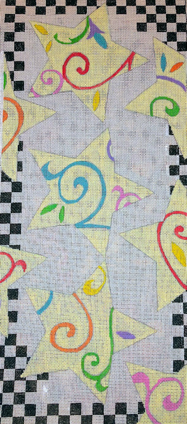 PM1053 My Stars 8 1/4x 18 1/2 18 Mesh Penny MacLeod The Collection Designs