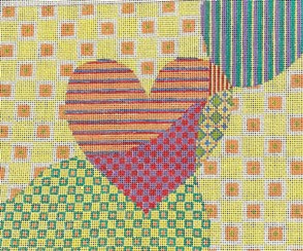 PM950 Pattern Heart 8 1/4 x 6 1/2 18M Penny MacLeod The Collection Designs