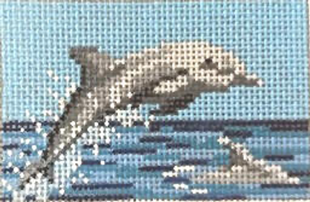 #354-S Dolphins 3x2  18 Mesh  Needle Crossings