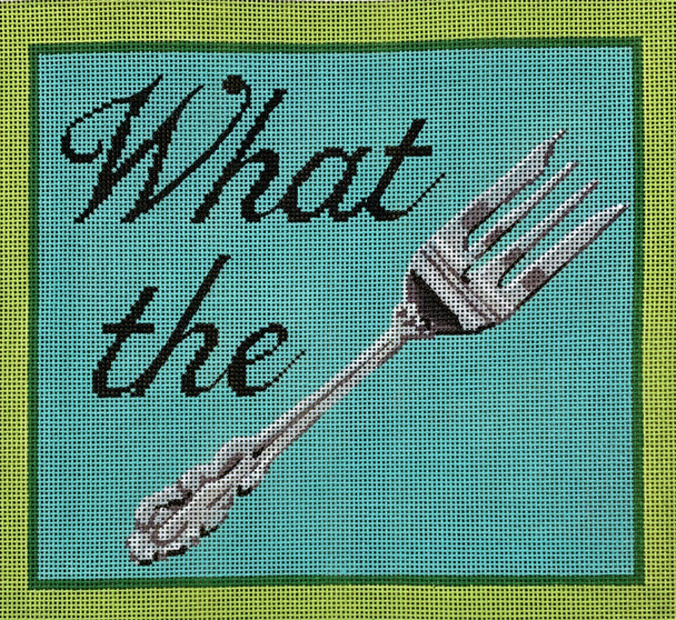 LL289 What the Fork 8.5 x 7.5 18 Mesh Labors Of Love