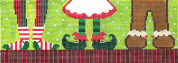 S-205a Santa's Helpers 4 1/2x12 13 Mesh The Meredith Collection