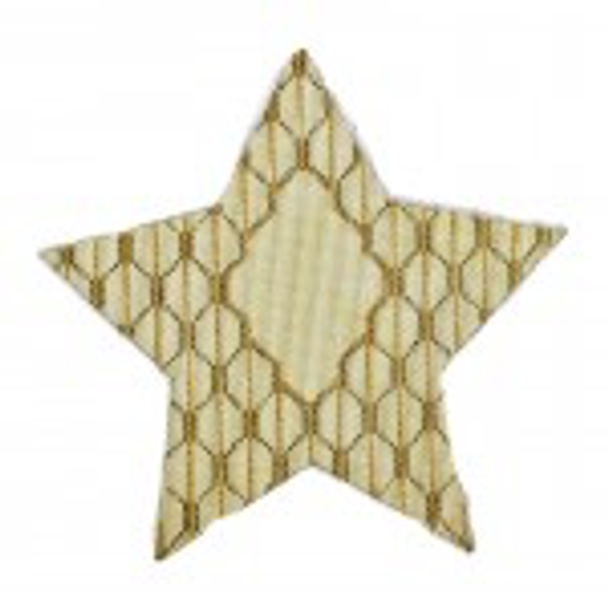 Wg11396 Initial Scallop Star 6" 18 ct Whimsy And Grace Coasters