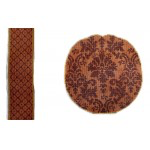 Wg11728 Teri's Damask Pumpkin, 2 pc rose 61/2X61/4 18 Mesh Whimsy And Grace