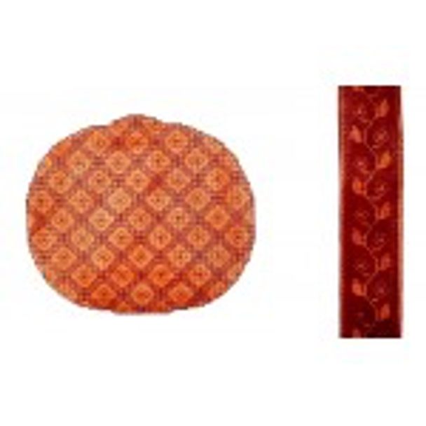 Wg11725 Toni's Pumpkin, 2 piece  51/2X61/2 18 Mesh Whimsy And Grace With   Wg11725C Crystals