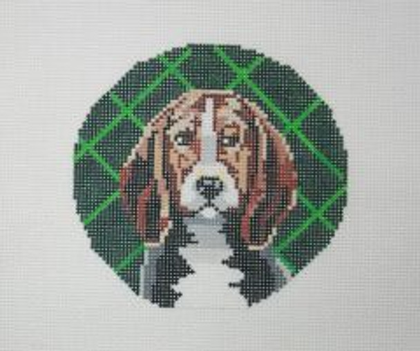 BR525 Beagle Round	4 " D 18 Mesh Barbara Russell SKU 86232