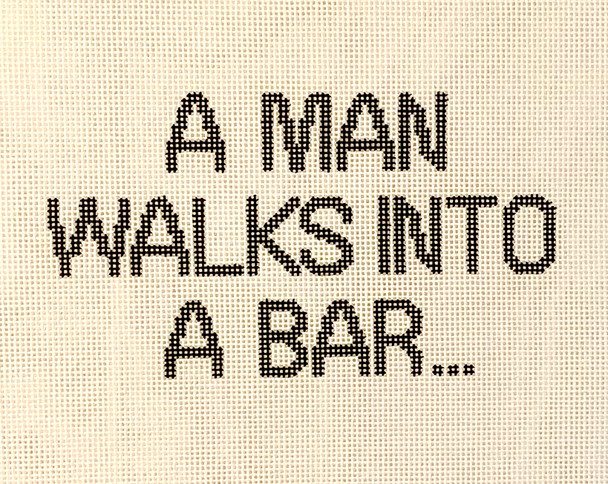 S-439	A man walked into a Bar	8 x 8	13	 Mesh  The Point Of It All