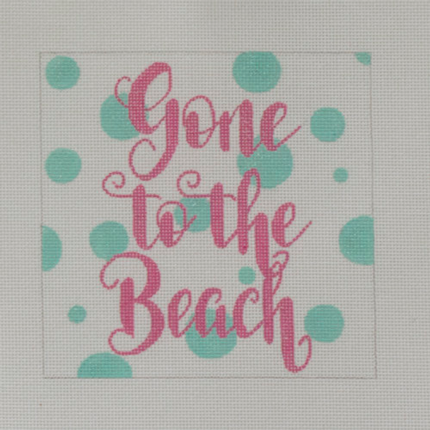 APBU17 Gone to the Beach 18 mesh 5.5 x 5.5  A Poore Girl Paints