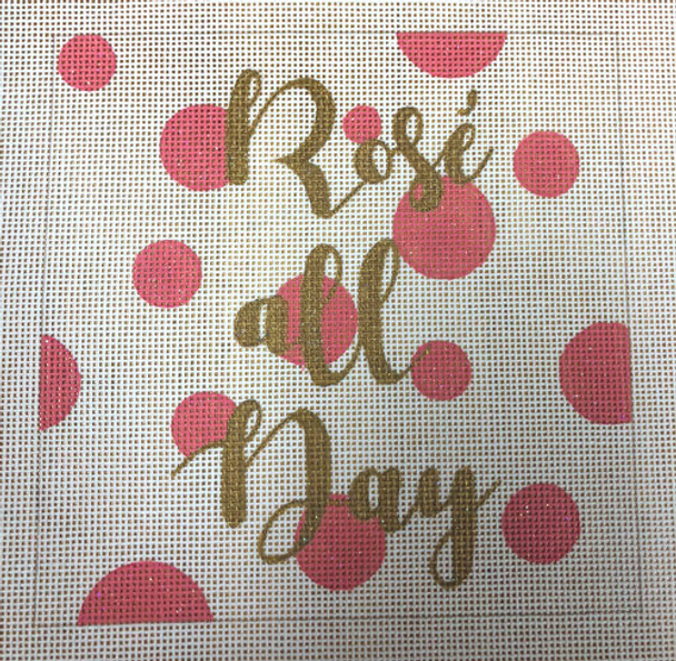 APBU20 Rose’ all Day 18 mesh 5.5 x 5.5  A Poore Girl Paints