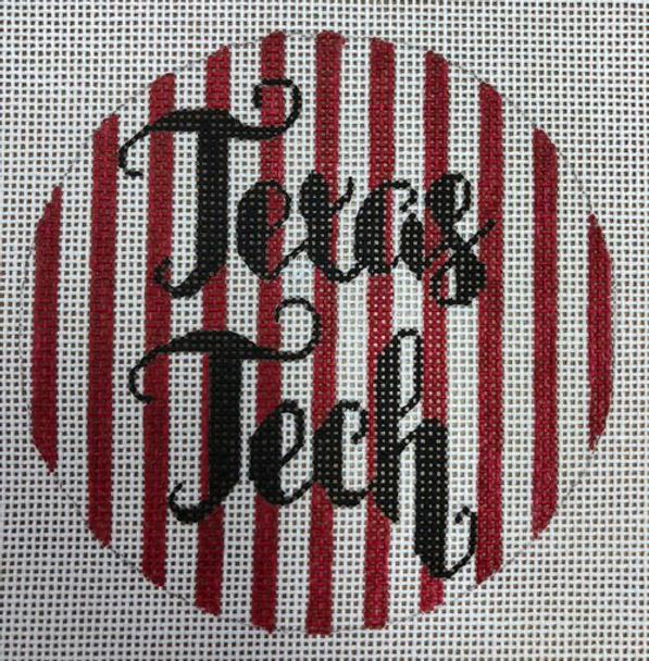 APCO29 Texas Tech 18 mesh 4.5” round A Poore Girl Paints