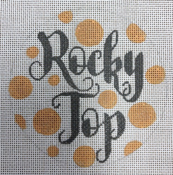 APCO26 Rocky Top 18 mesh 4.5” round University Of Tennessee A Poore Girl Paints