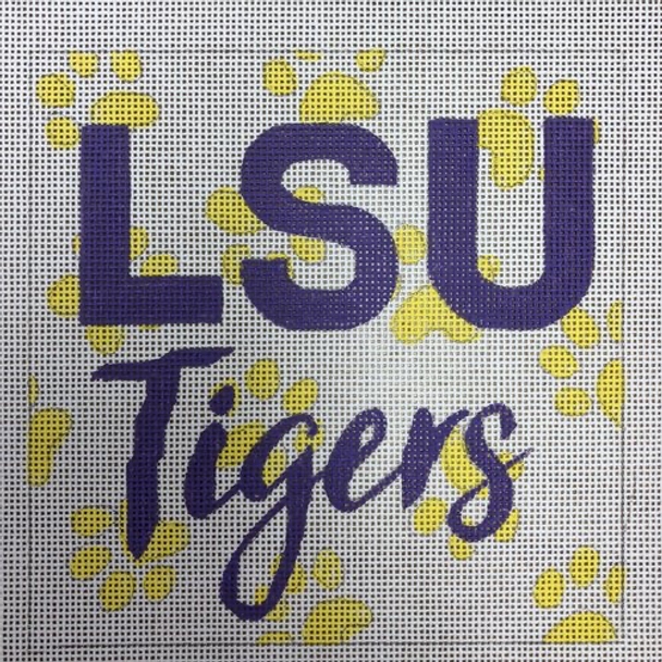 APCO31 LSU Tigers 18 mesh 5.5 x 5.5 A Poore Girl Paints