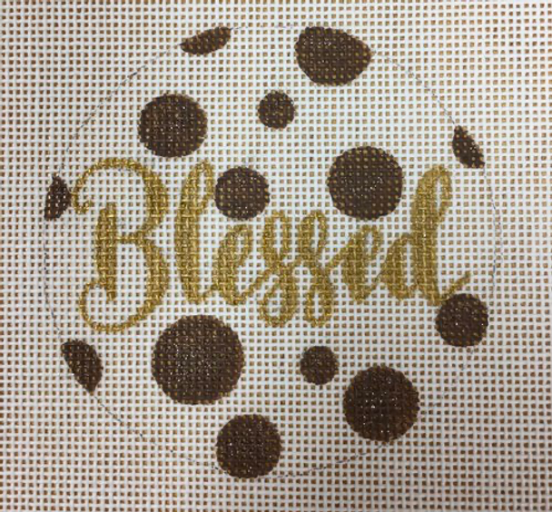 APFA06 Blessed 18 mesh 4” round A Poore Girl Paints