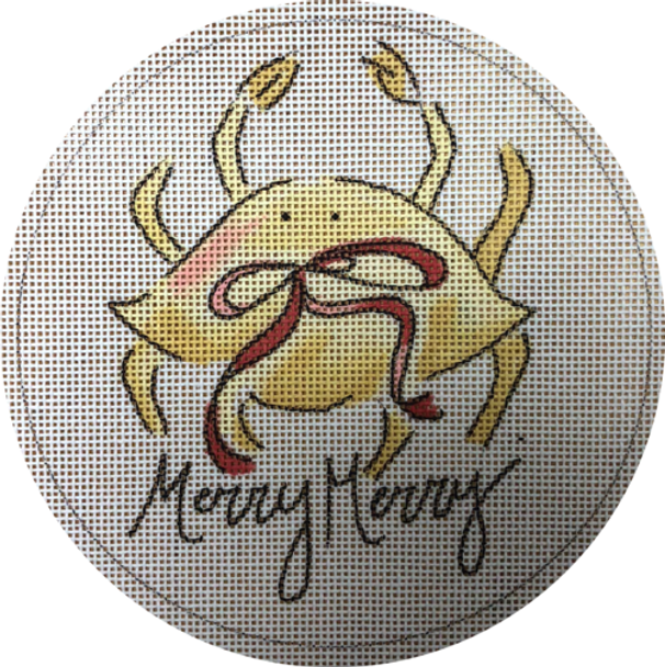 CM-26 Crab merry merry 18 mesh 4.5” round Camilla Moss