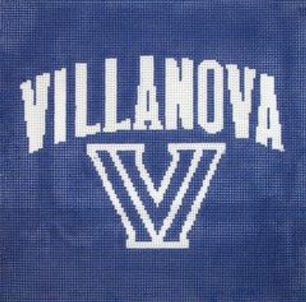 26738	Villanova Logo  13 Mesh 10 x 10	 RittenHouse Needlepoint