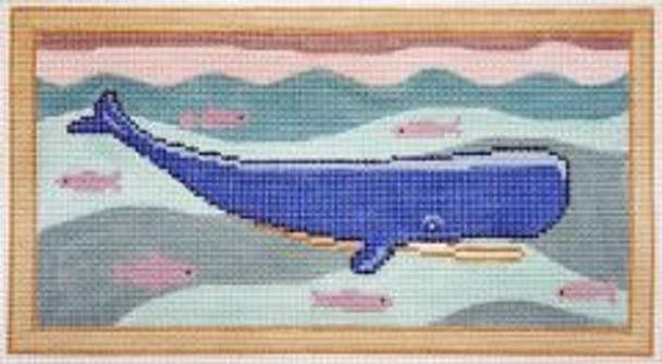 31122 Whale 13m 15.25 x 9.25 RittenHouse Needlepoint