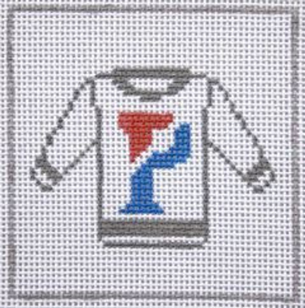 21199 UPenn Letter Sweater 13m	4 x 4 RittenHouse Needlepoint