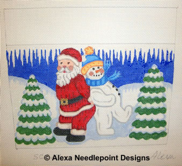 SCF111 Alexa Designs 18 Mesh Christmas Stocking Topper