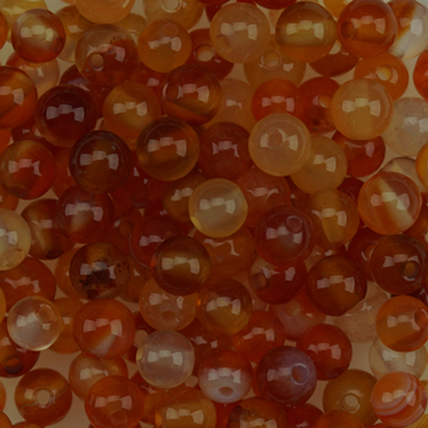 #BDS-GS107 Carnelian Gemstone Sundance Beads