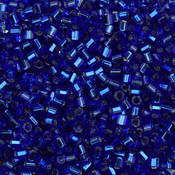 #BDS-H20 Size 14 Electric Blue Hex Beads Sundance Designs