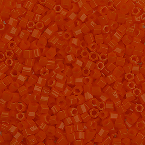 #BDS-H406 Size 14 Orange Hex Beads Sundance Designs