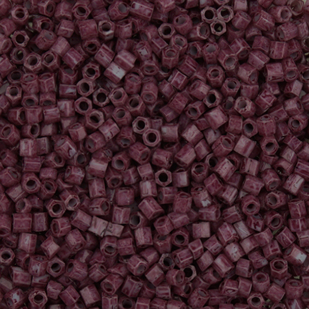 #BDS-H418 Size 14 Light Raspberry Hex Beads Sundance Designs