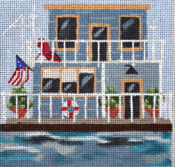 A181 5 x 5 Houseboat 18 Count Melissa Prince